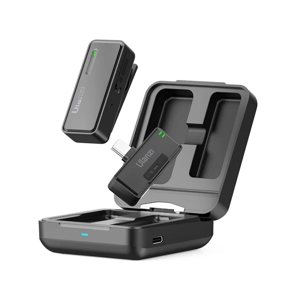 Ulanzi UW-MIC Kablosuz Kayıt Yaka Mikrofonu - Type-C - Resim 2