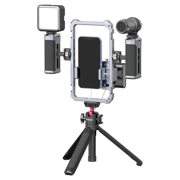 Ulanzi Telefonlar İçin Universal Vlog Metal Cage Çerçeve - 2