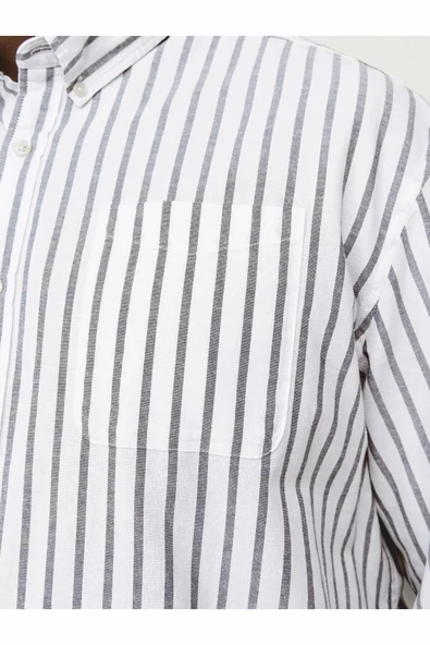 Jack Jones Oxford Plus Büyük Beden Erkek Gömlek 12286178 - 5