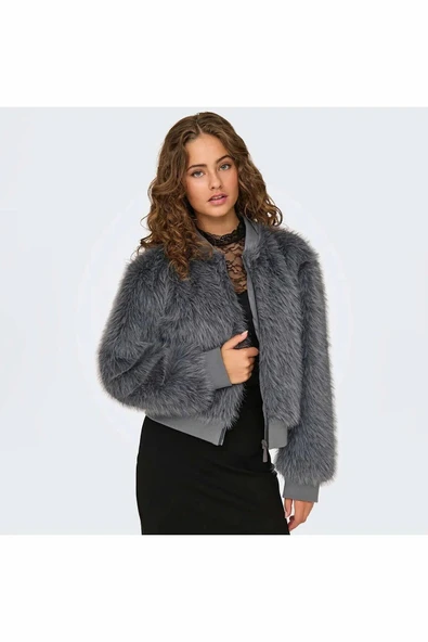 Only Manny Faux Bomber Kadın Ceket 15322405 - 4