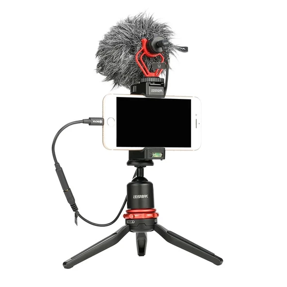 Boya BY-K8 3.5mm TRS / Lightning Mikrofon Adaptörü - Resim 3