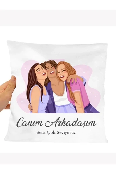 Kişiye Özel Yastık Kılıfı - Resimli Yastık Kılıfı - İsimli Yastık Kılıfı - Resim 2