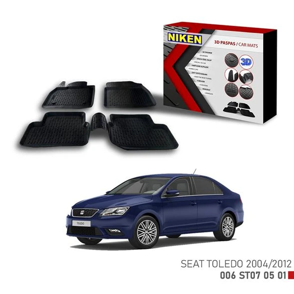 3D PASPAS SEAT TOLEDO 2004-2012 ürün görseli