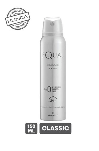 Equal Classic Pudrasız Leke Yapmayan Erkek Sprey Deodorant 150 ml ürün görseli