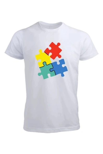 Puzzle Tasarımlı Tişört ürün görseli