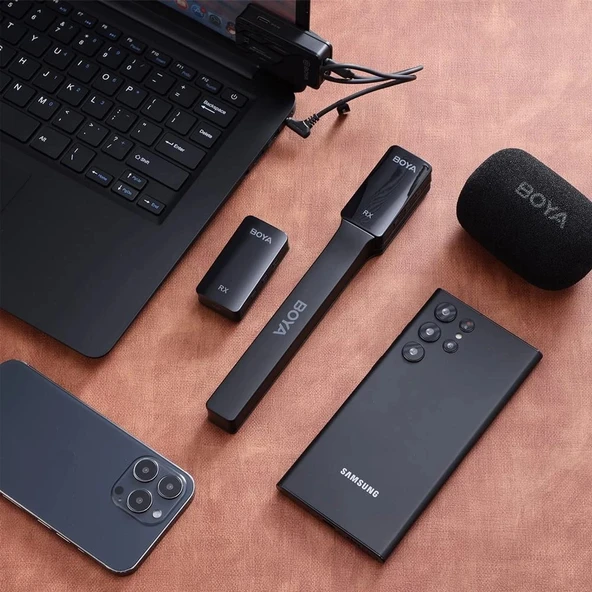 Boya BY-XM6 HM Elde Taşınabilir Kablosuz Mikrofon Tutucu - Resim 4