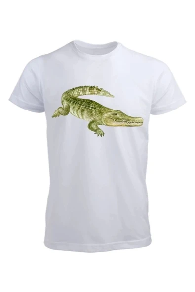 Timsah Baskılı Tişört ürün görseli