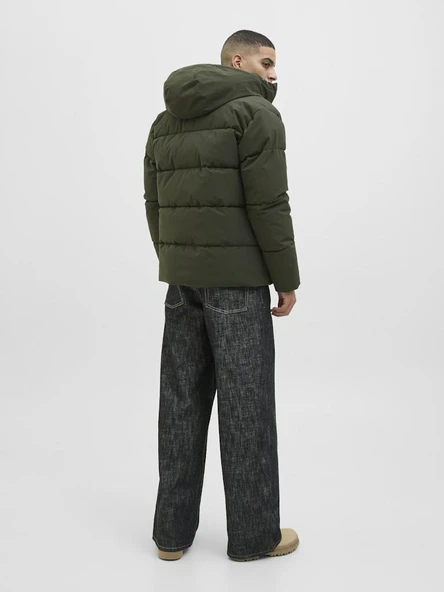 Jack Jones Global Puffer Erkek Ceket 12283517 - 4