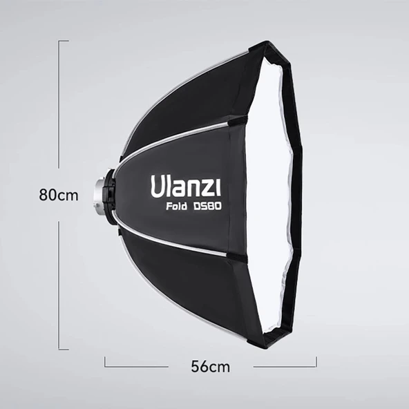 Ulanzi DS80 80cm Bowens Mount Octagon Softbox L069 - Resim 4