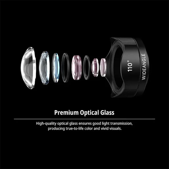 Ulanzi CL-005 16mm Geniş Açılı Profeyonel Telefon Lensi - Resim 4