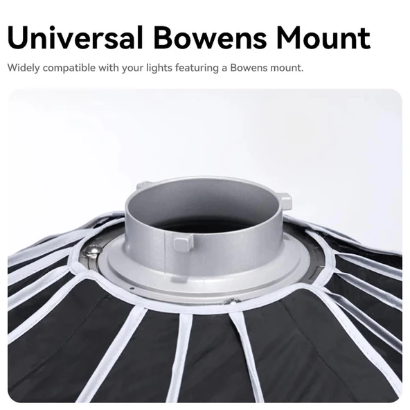 Ulanzi 90cm Bowens Mount Parabolic Softbox L055 - Resim 4