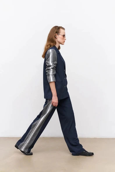 Quzu Tiktak Detaylı Kadın Pantolon ürün görseli 1