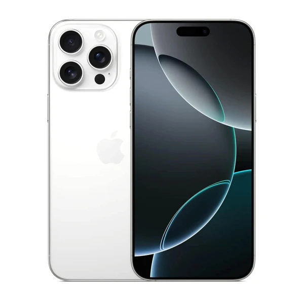 iPhone 16 Pro Max 256 GB Beyaz Titanyum (APPLE TÜRKİYE GARANTİLİ) - 1