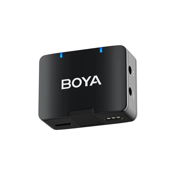 BOYA Boyamic All-in-One Kablosuz İkili Kayıt Yaka Mikrofonu - Resim 2