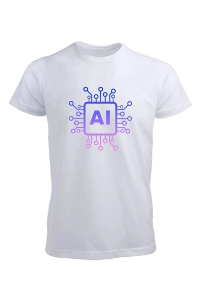 Yapay Zeka Temalı Tişört ürün görseli