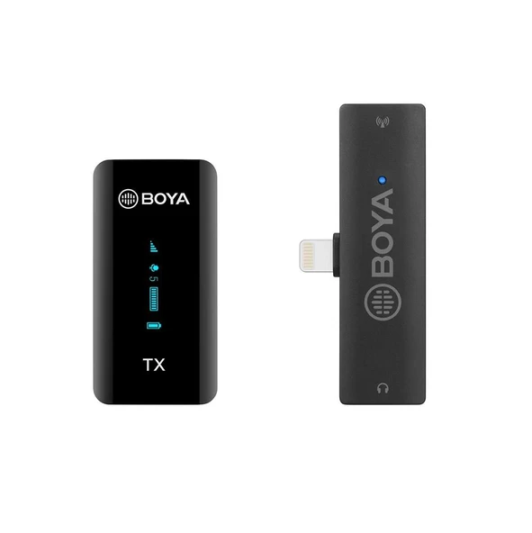 Boya BY-XM6-S3 Kablosuz Yaka Mikrofonu - Lightning ürün görseli