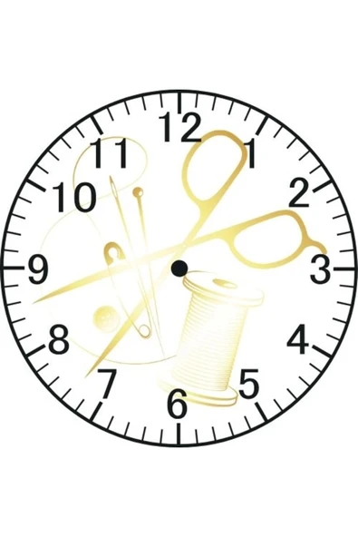 Terzi Model Duvar Saati - Terzi Saati ürün görseli