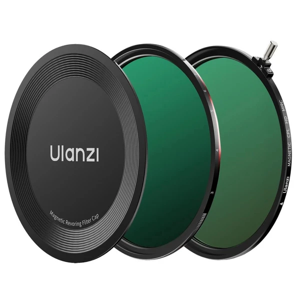 Ulanzi MF01 3-7 Stop VND & CPL Manyetik Hibrit Filtre Seti ürün görseli