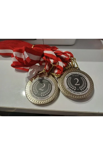 Yarışma Madalyası - İkincilik Madalyası - Okul Madalyası - Turnuva Madalyası ( 24 Adet ) - 2