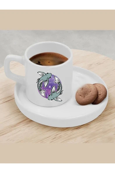 Türk Kahvesi Fincanı Balık  Burcu Fincan ürün görseli