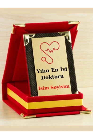 Yılın En İyi Doktoru Plaketi - Doktorlar Günü Plaketi ( Mini Plaket ) ürün görseli