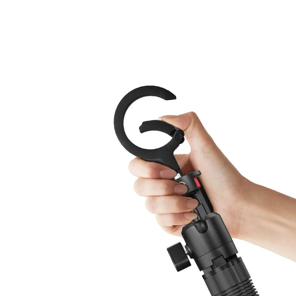 Ulanzi MT30 Mıknatıslı Karabinalı Esnek Tripod T137 - Siyah - 3