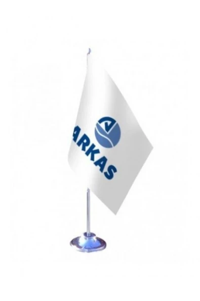 Kişiye Özel Masa Bayrağı - Firmaya Özel Logolu Masa Üstü Bayrak ürün görseli
