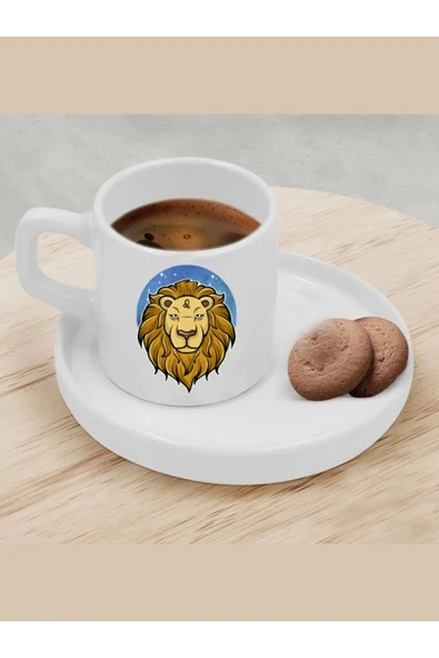 Türk Kahvesi Fincanı Aslan Burcu Fincan ürün görseli