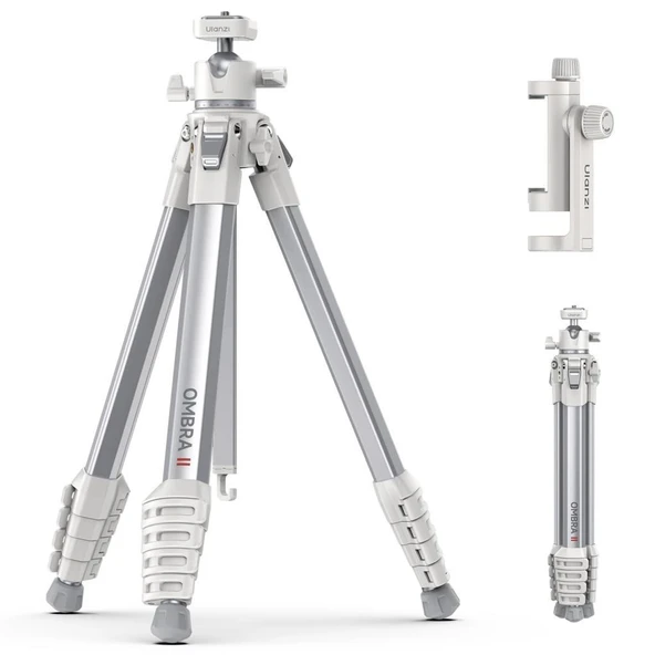 Ulanzi Ombra II Seyahat Fotoğraf Tripodu T155 - Beyaz ürün görseli
