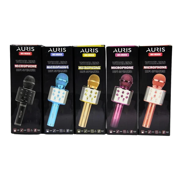 Karaoke Kablosuz Mikrofon  - ARS-WS858 - 1  Adet Stokta Olan Gönderilir - Resim 5