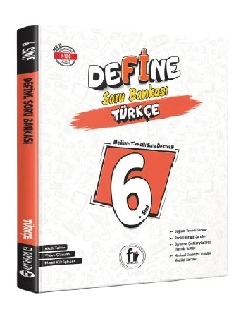 6.SINIF DEFİNE TÜRKÇE SORU BANKASI ürün görseli 1