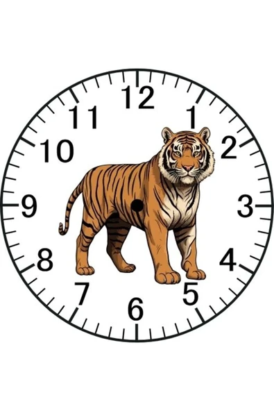 Kaplan Model Duvar Saati - Kaplanlı Saat ürün görseli