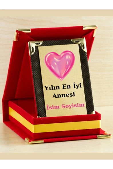 Yılın En İyi Annesi Plaketi - Anneler Günü Plaketi ( Mini Plaket ) ürün görseli