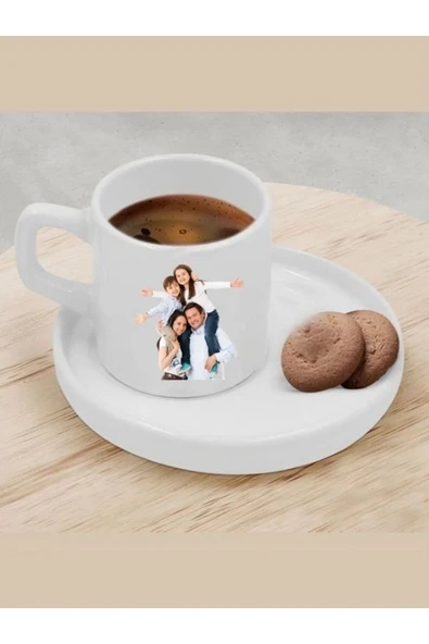 Kişiye Özel Fotoğraflı Fincan - Resimli Türk Kahvesi Fincanı ürün görseli