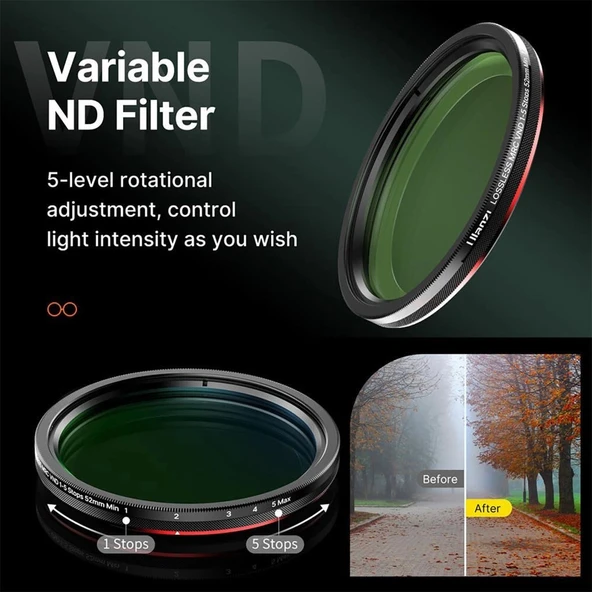 Ulanzi MagFilter 1-5 Stop Variable ND Filtre - Resim 4