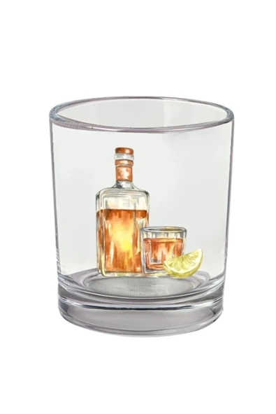 Viski Baskılı Viski Bardağı - Viski Bardağı ürün görseli