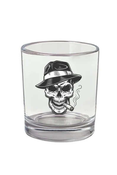 Kuru Kafa Viski Bardağı - Kuru Kafa Bardak ürün görseli