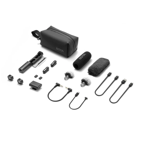BOYA Magic Al-Powered Transformable Mini Wireless Mikrofon - SKU02 ürün görseli