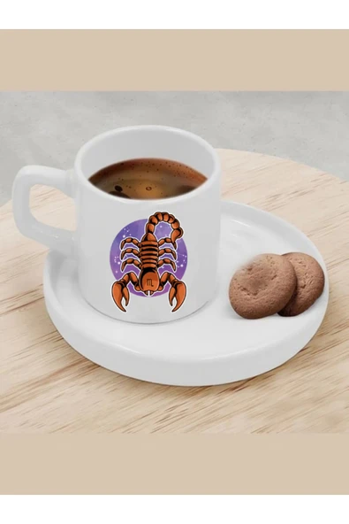 Türk Kahvesi Fincanı Akrep Burcu Fincan ürün görseli