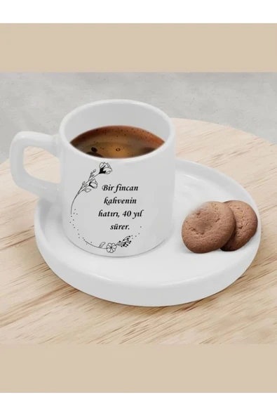 Türk Kahvesi Fincanı 40 Yıl Fincanı ürün görseli