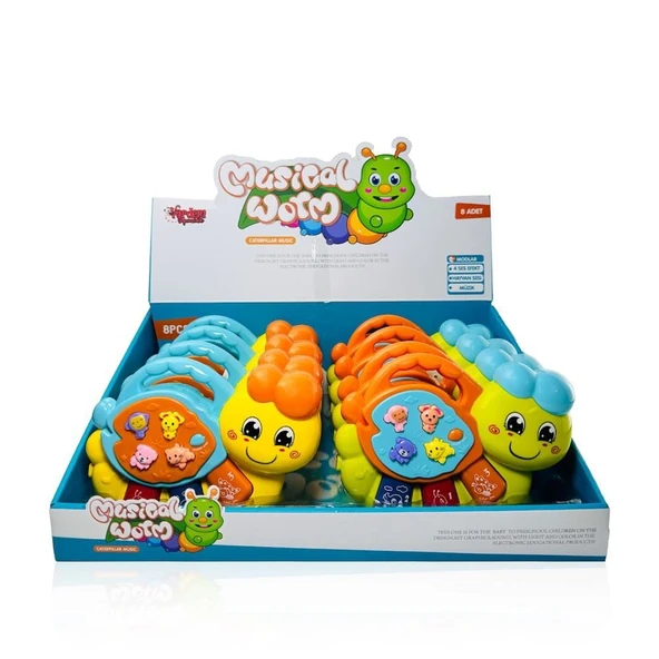 IŞIKLI VE MÜZİKLİ SOLUCAN BEBEK -VRD ürün görseli