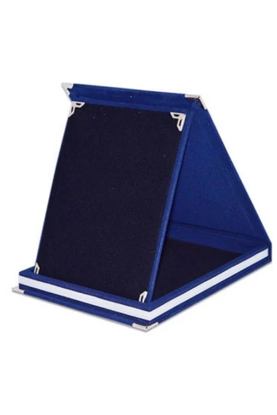 Lacivert Kadife Plaket - Metalsiz Boş Plaket ürün görseli