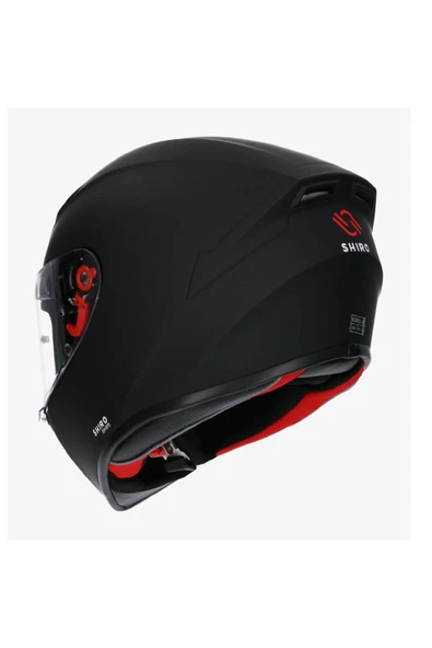 Sh-870 Fighter Solid Full Face Motosiklet Kaskı Iridium Vizör ürün görseli