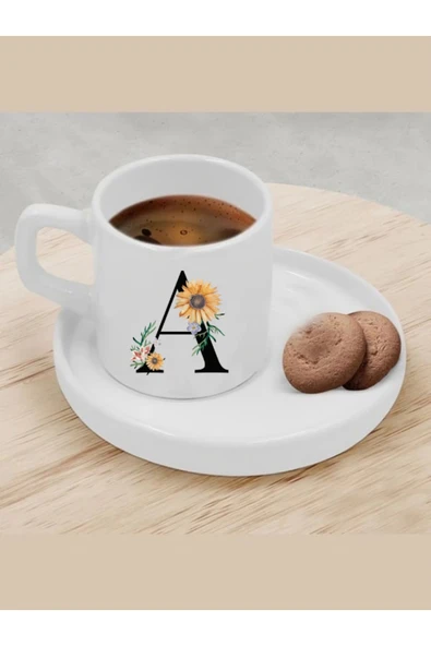 Türk Kahvesi Fincanı A Harfi Fincan ürün görseli