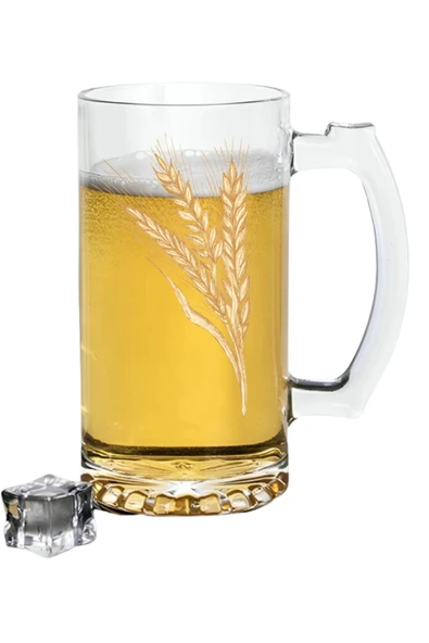 Arpa Baskılı Bira Bardağı - Bira Bardak ürün görseli