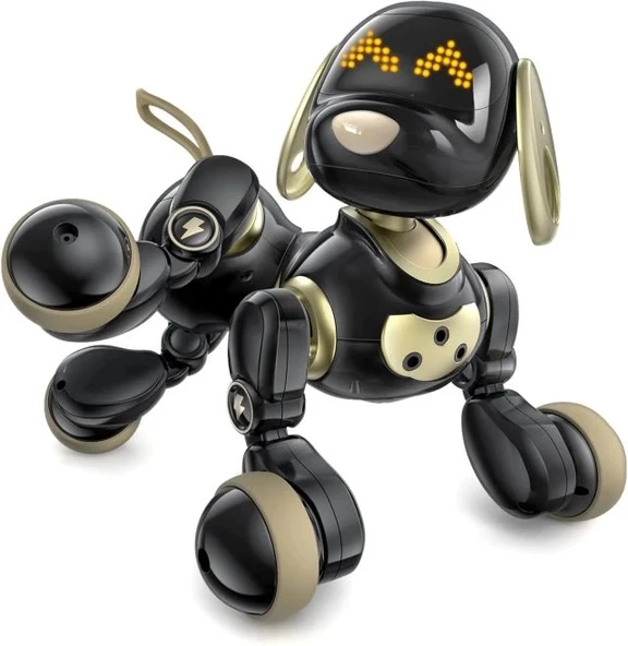 Ruko 18011 Robot Köpek Oyuncağı - Siyah & Gold
