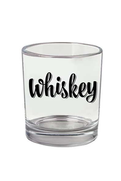 Vhiskey Yazılı Viski Bardağı - Viski Bardak ürün görseli