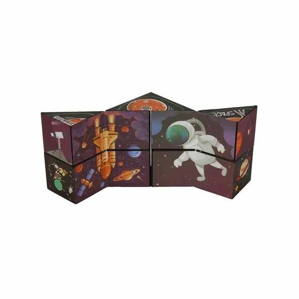 Uzay Temalı Sonsuzluk Küpü - 89828 - Resim 4