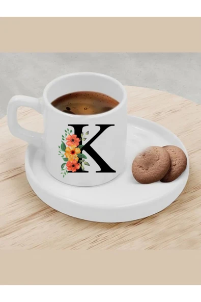 Türk Kahvesi Fincanı K Harfi Fincan ürün görseli