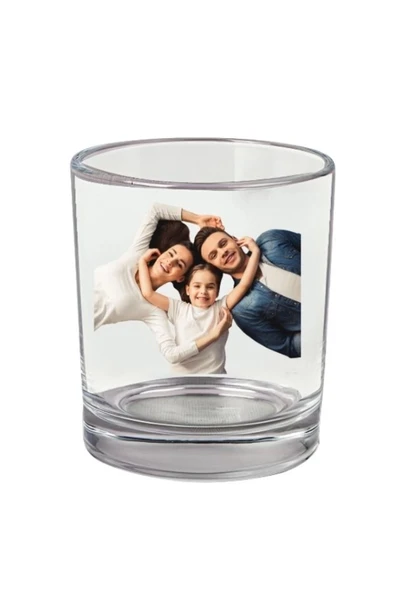 Kişiye Özel Viski Bardağı - Baskılı Viski Bardağı - İsimli Viski Bardağı - Resimli Viski Bardağı - Resim 2